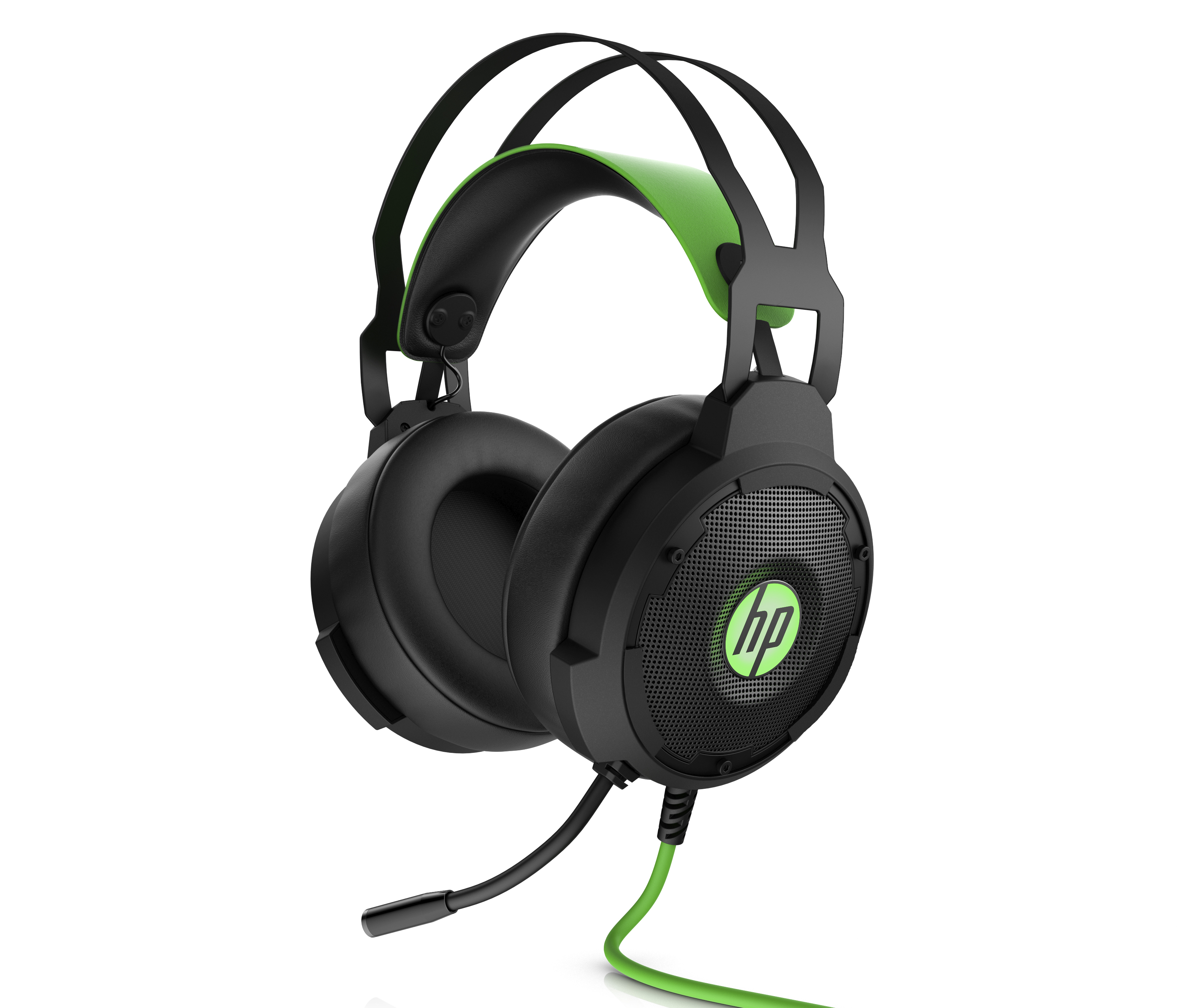 

Навушники HP Pavilion Gaming 600 Headset Чорний/ Зелений (4BX33AA)