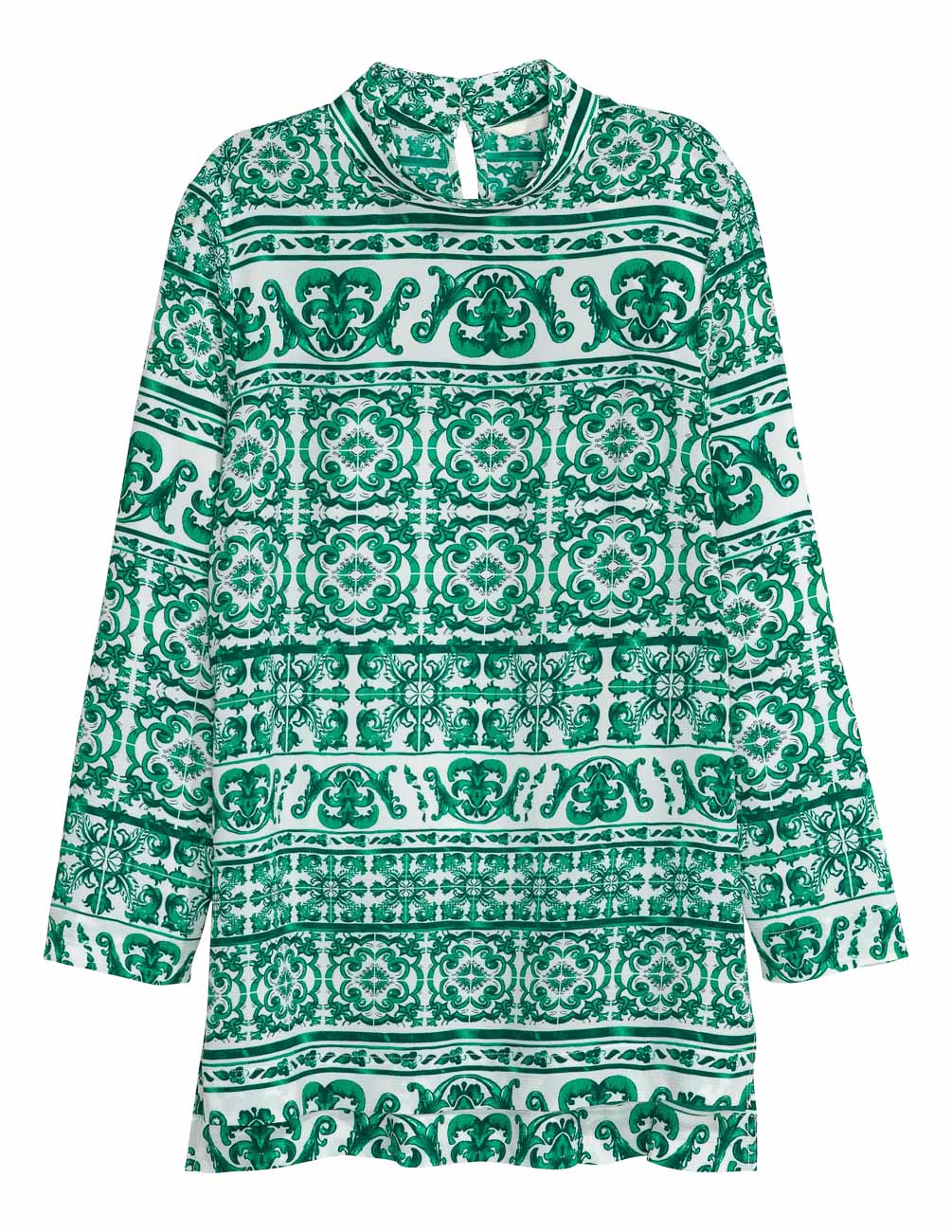 

Блуза H&M Ж1023073 цвет зеленый XS
