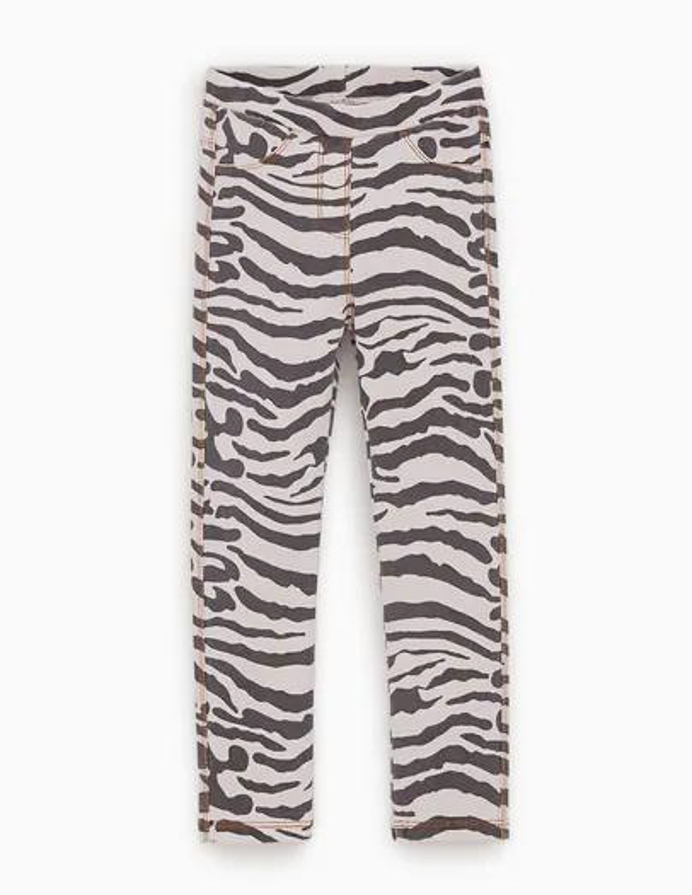 

Легинсы Zara ДД001928 (4592/600/037) цвет белый-черный 134