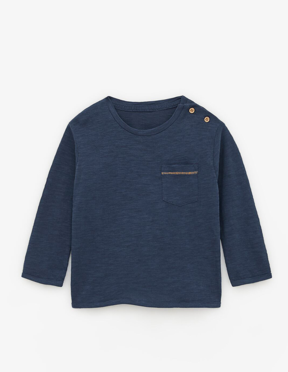 

Футболка д/р Zara ДМ001279 (7134/551/401) цвет синий 74