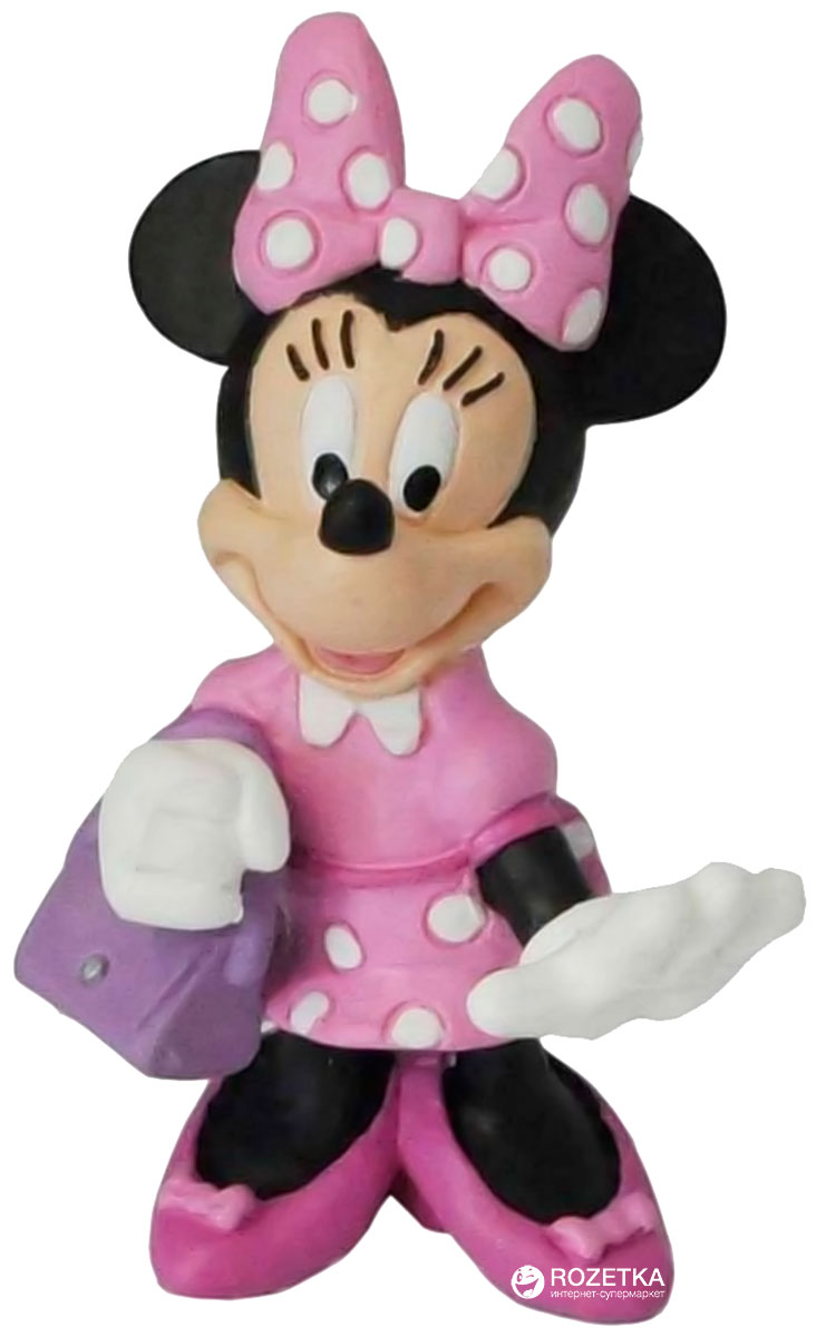 Фигурка Bullyland Микки Маус клуб Disney Минни с сумкой 7 см (15328 ...