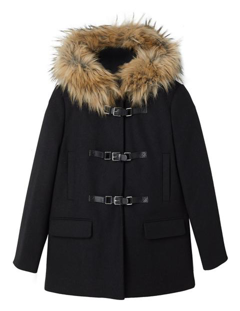 

Пальто Stradivarius Ж1052149 (5874/133/001) цвет черный M