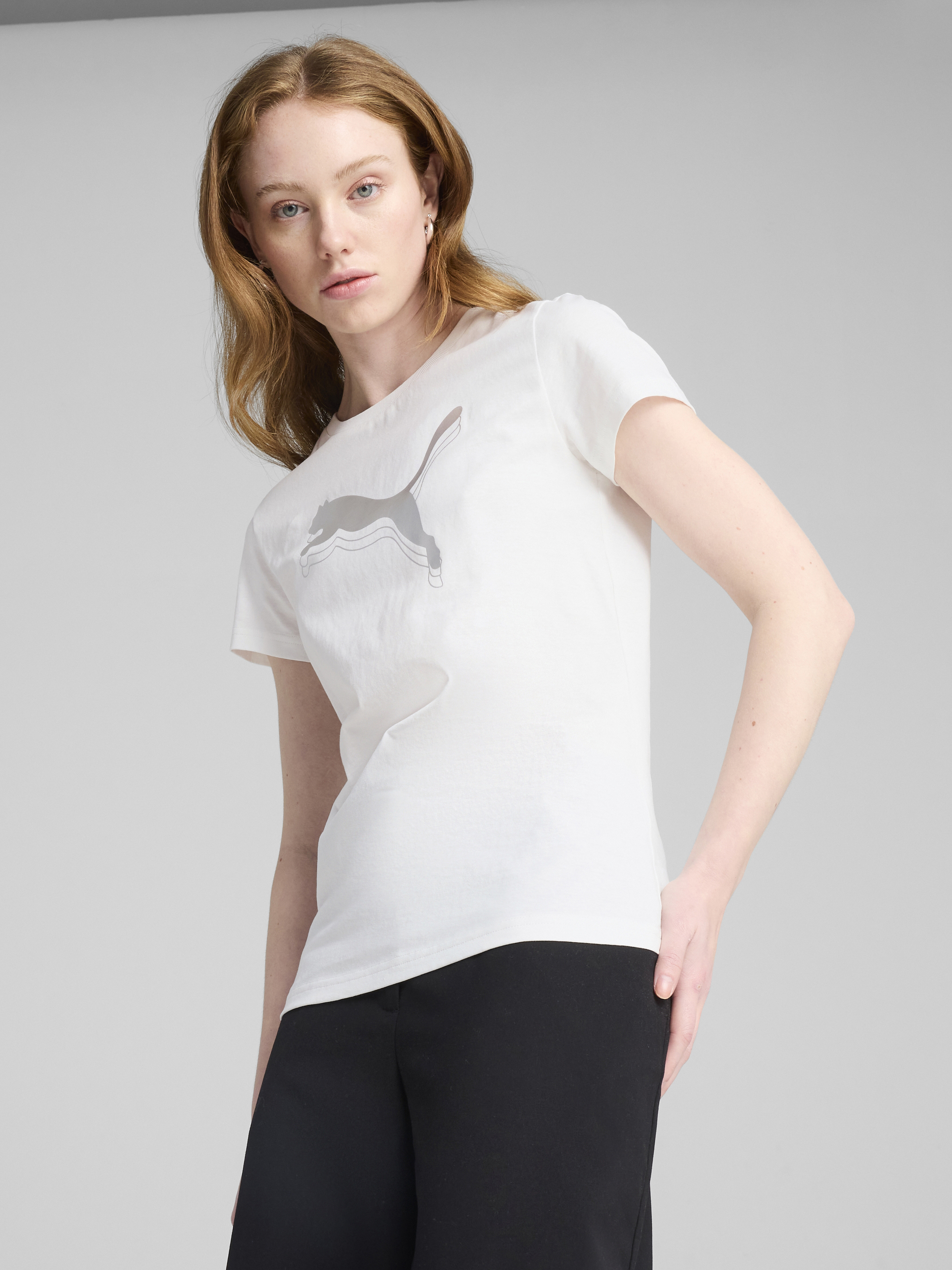 Футболка бавовняна жіноча Puma Ess Metallic Tee 68499502 S White-metallic silver від Rozetka на платформі USKIDKA Акція на Футболка бавовняна жіноча Puma Ess Metallic Tee 68499502 S White-metallic silver від Rozetka
