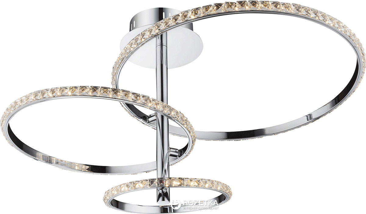 

Люстра припотолочная Globo Wave Chrome (GB-67822-30D)