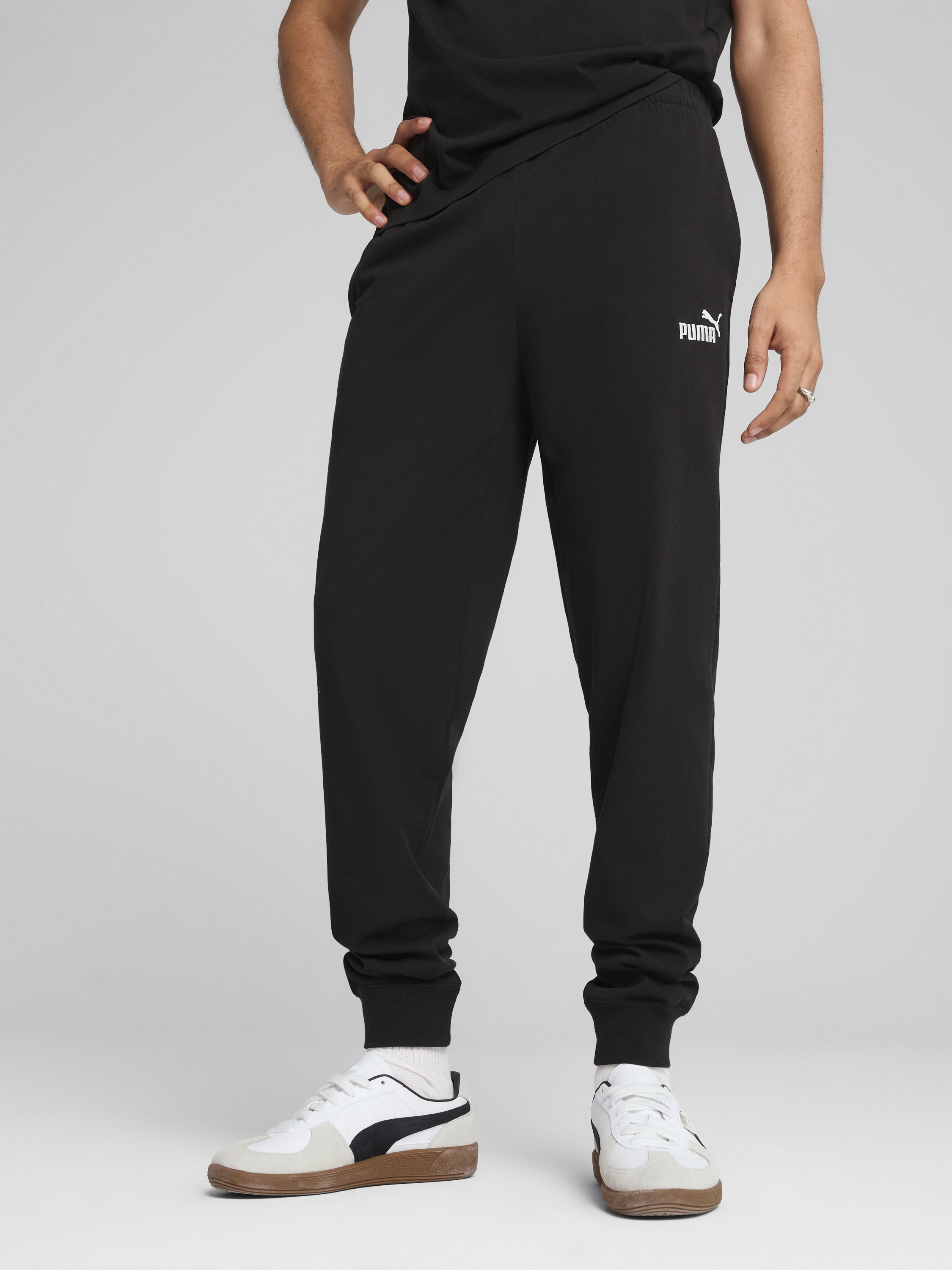 Акція на Спортивні штани чоловічі Puma Ess No. 1 Logo Jersey Pants Cl 68261801 2XL Black від Rozetka