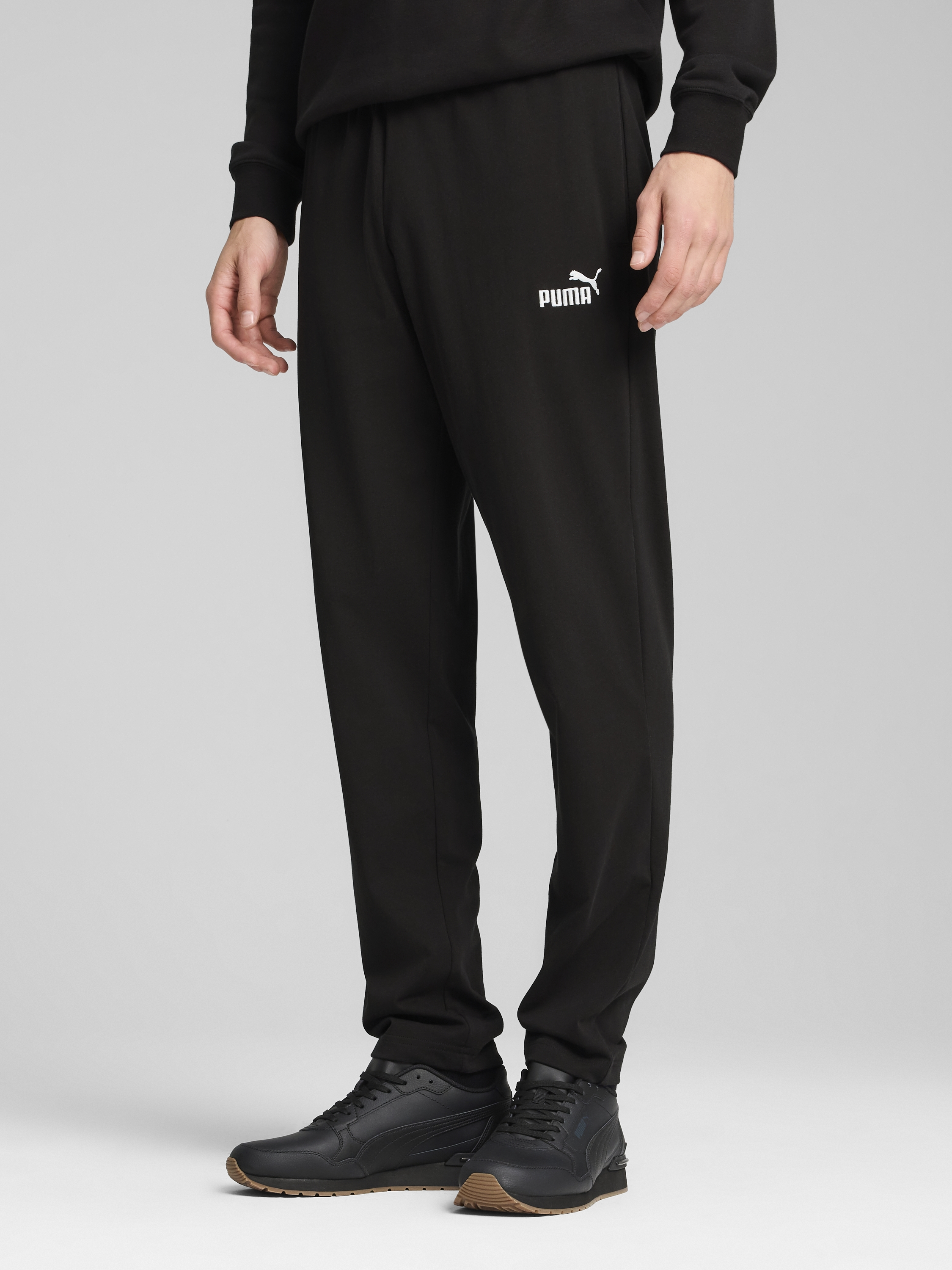 Акція на Спортивні штани чоловічі Puma Ess No. 1 Logo Jersey Pants Op 68262001 S Black від Rozetka