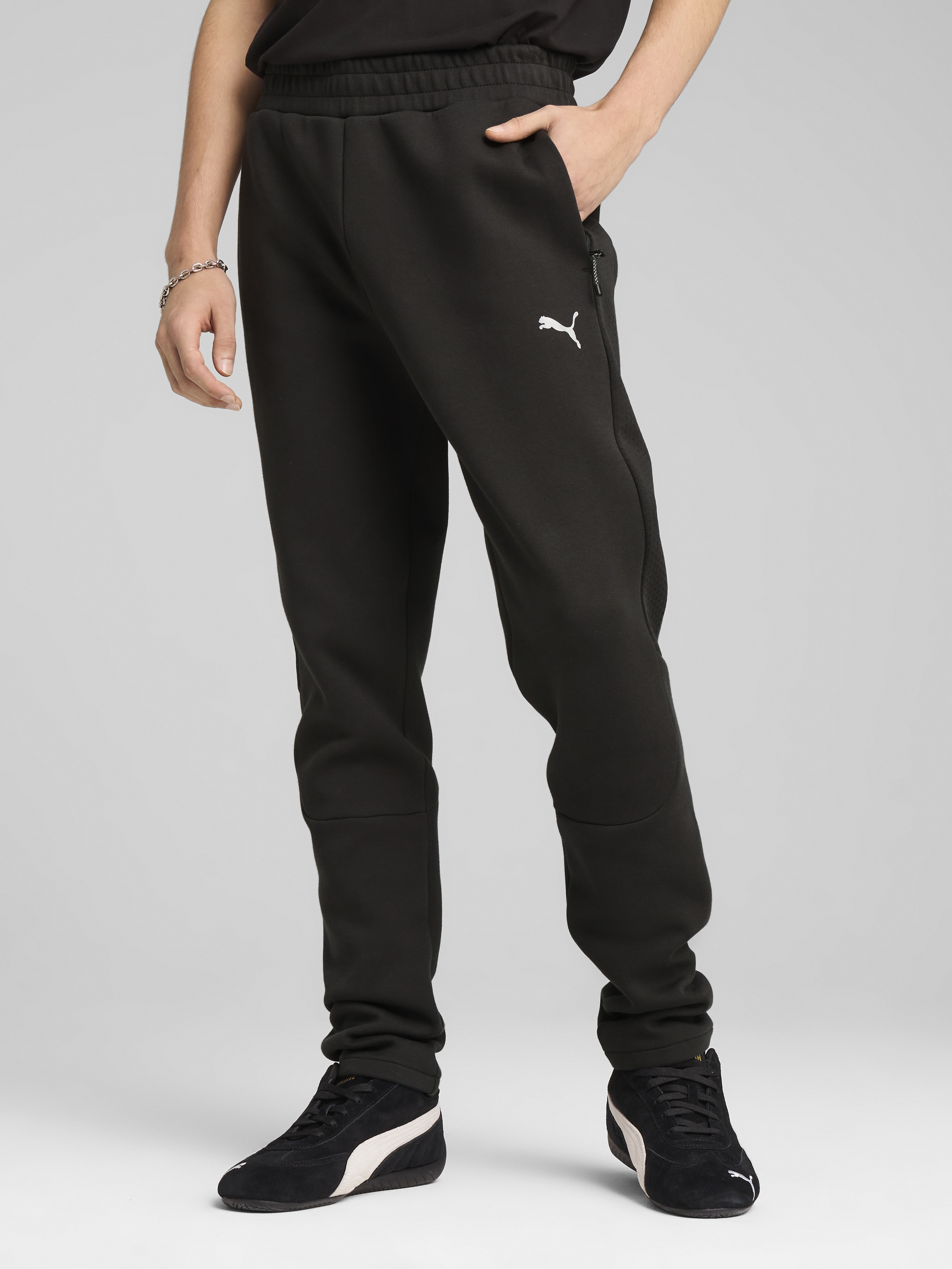 Акція на Спортивні штани чоловічі Puma Evostripe Pants Dk Op 68461401 S Black від Rozetka