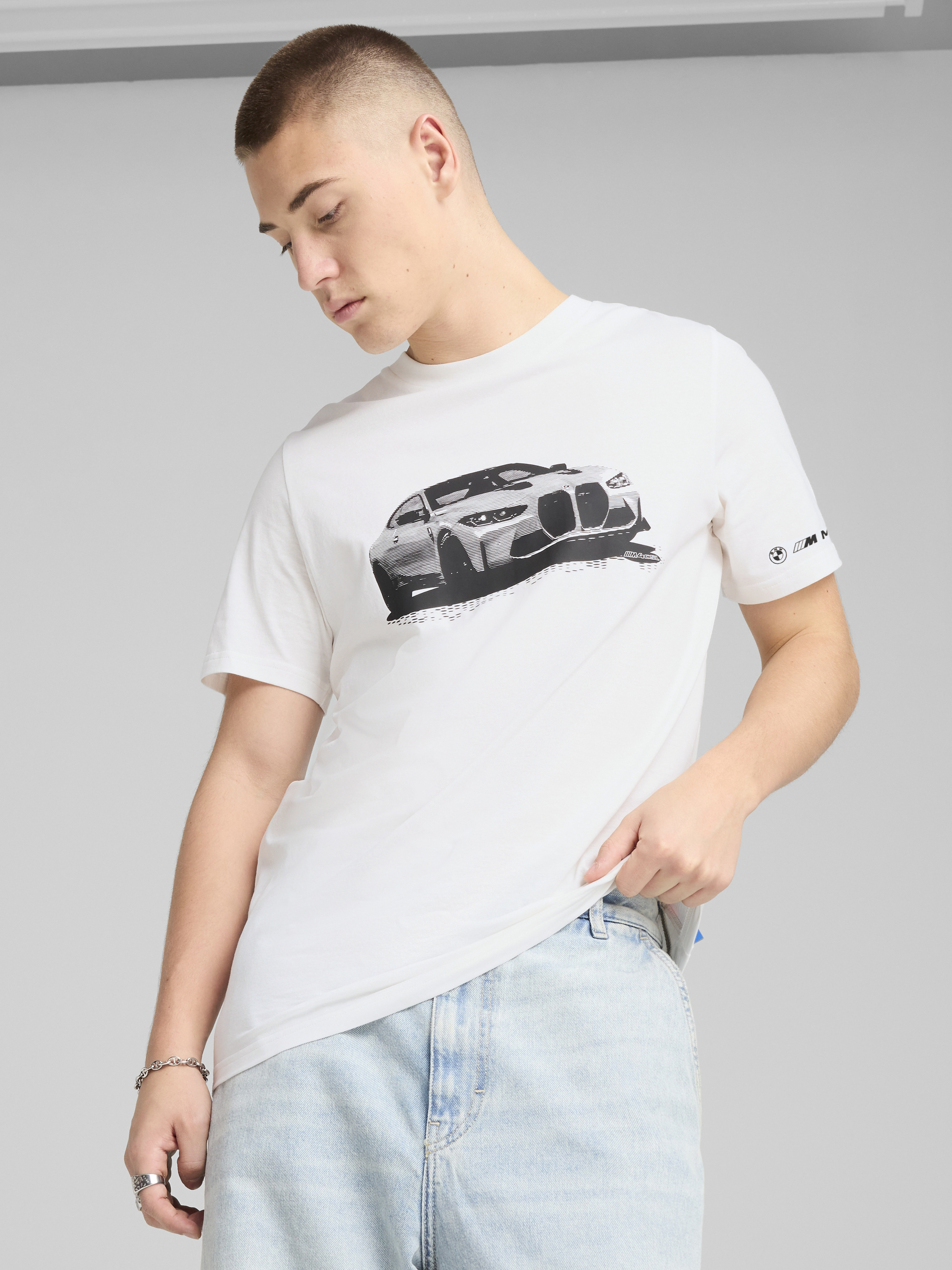 Футболка бавовняна довга чоловіча Puma BmMms Ess Graphic Tee 63063302 2XL White з принтом від Rozetka на платформі USKIDKA Акція на Футболка бавовняна довга чоловіча Puma BmMms Ess Graphic Tee 63063302 2XL White з принтом від Rozetka