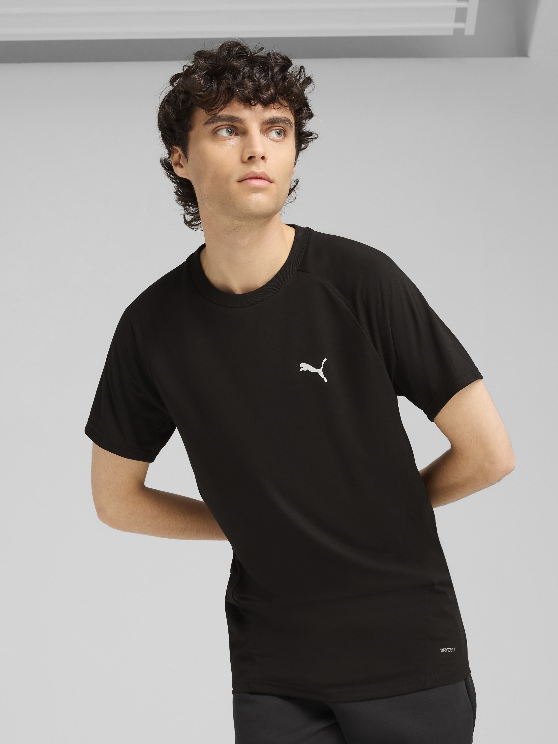 Акція на Футболка довга чоловіча Puma Evostripe Tee 68461101 2XL Black від Rozetka