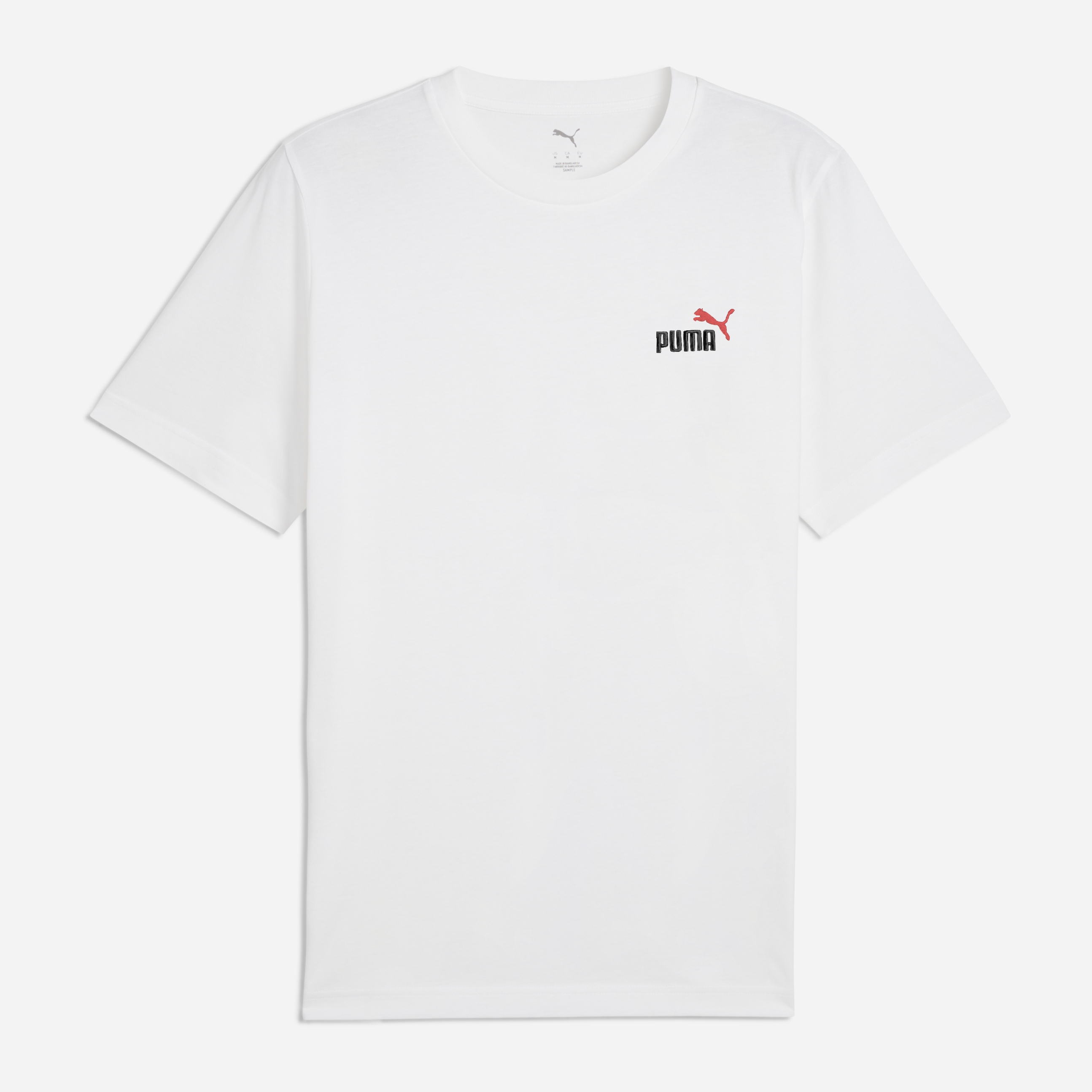 Акція на Футболка бавовняна довга чоловіча Puma Ess 2 Color Small No. 1 Logo Tee 68471702 L White від Rozetka