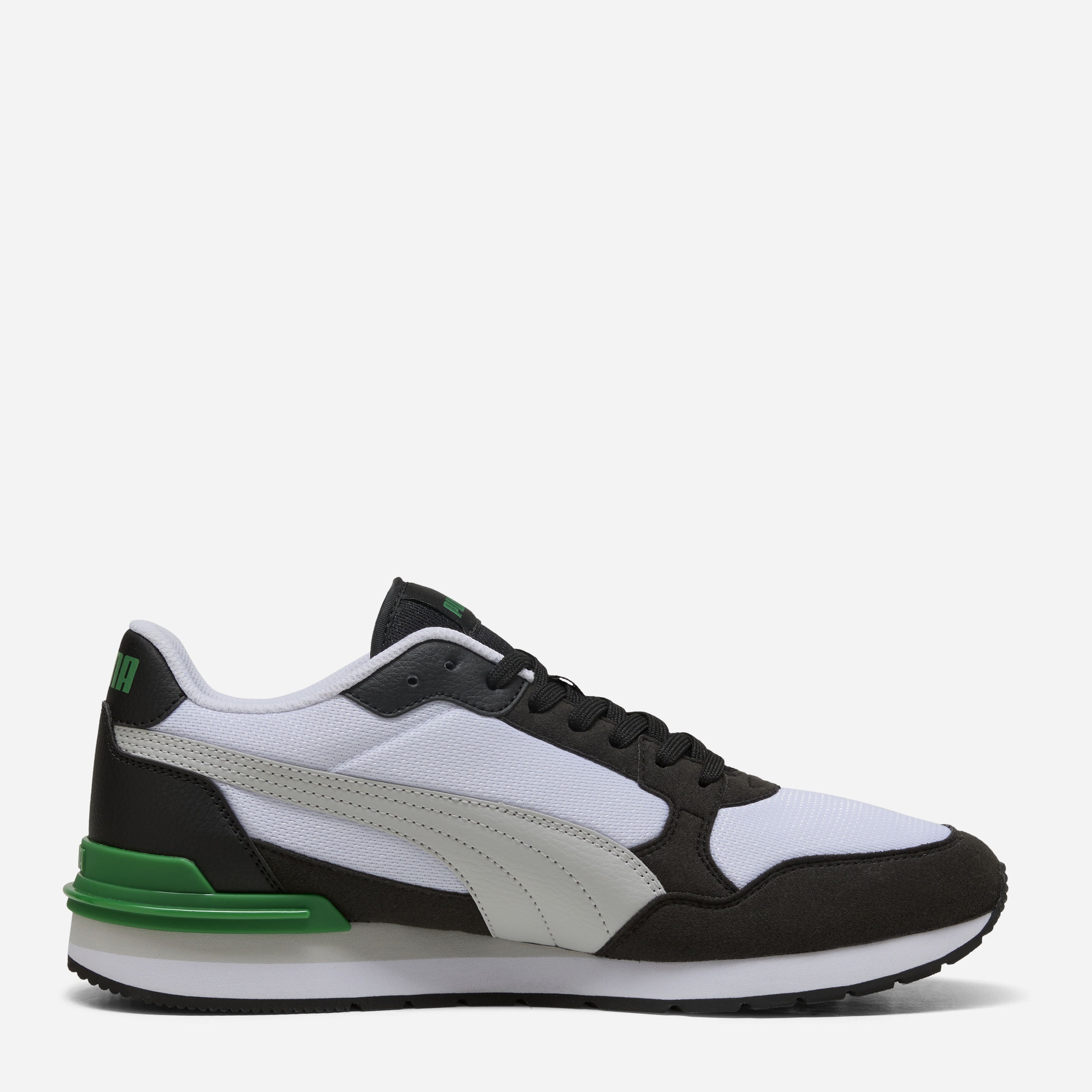 Акція на Чоловічі кросівки Puma ST Runner v4 Mesh 39966606 46 (11UK) 30 см Puma White-Cool Light Gray-Puma Black-Archive Green від Rozetka