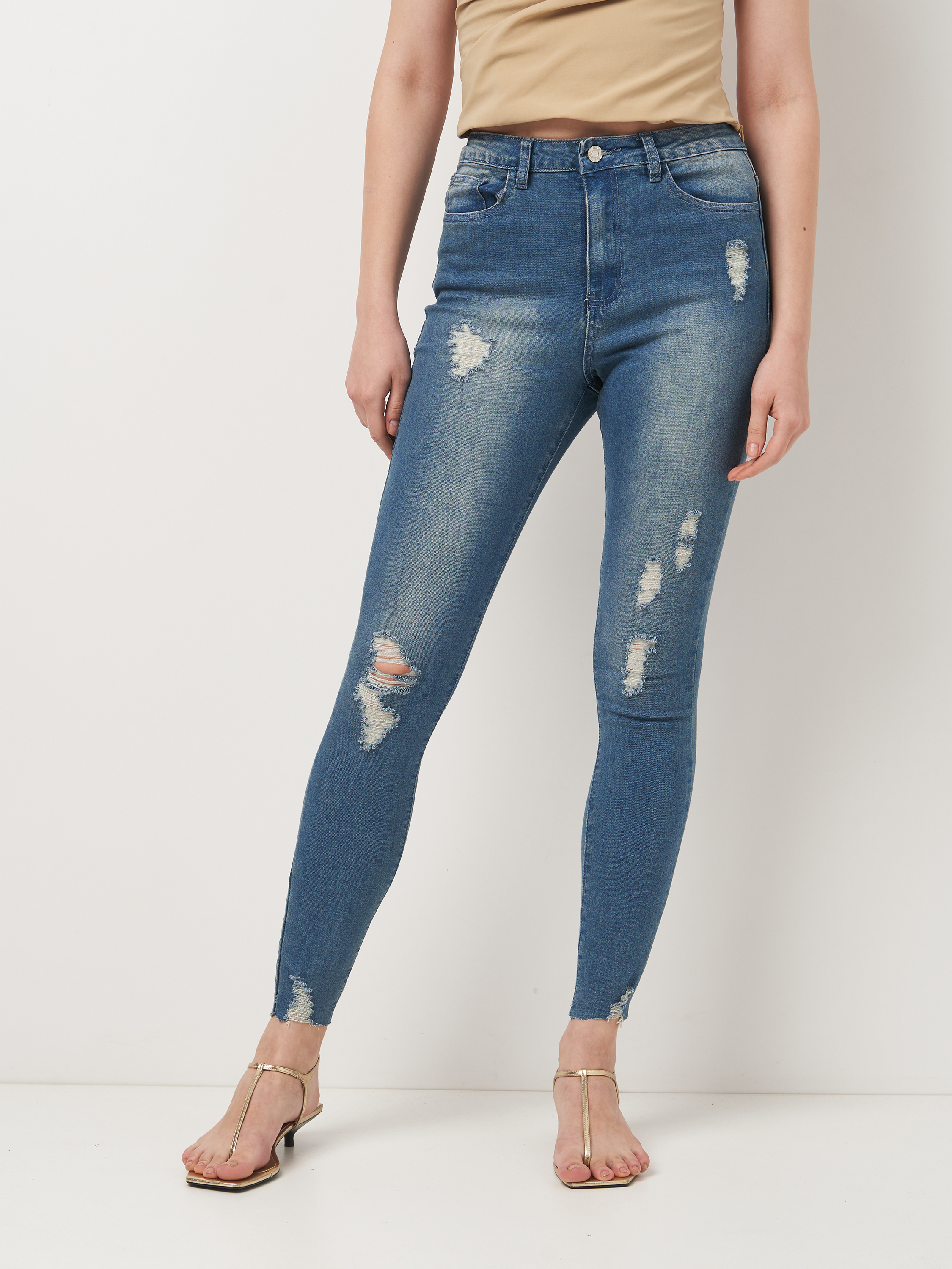 Акція на Джинси Skinny жіночі Missguided g1805855p07 38 Блакитні від Rozetka