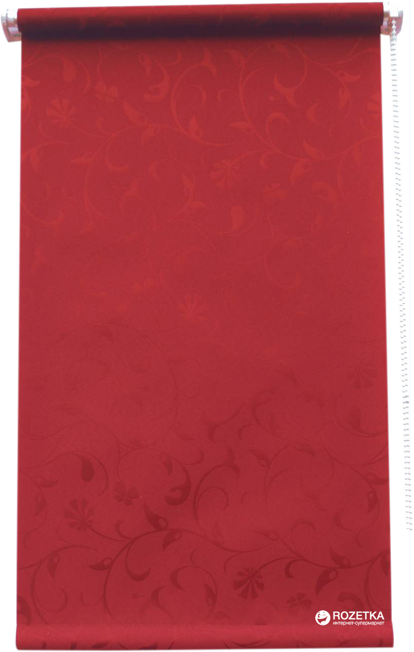 

Ролета тканевая Магия Clover 47x160 см Бордовая