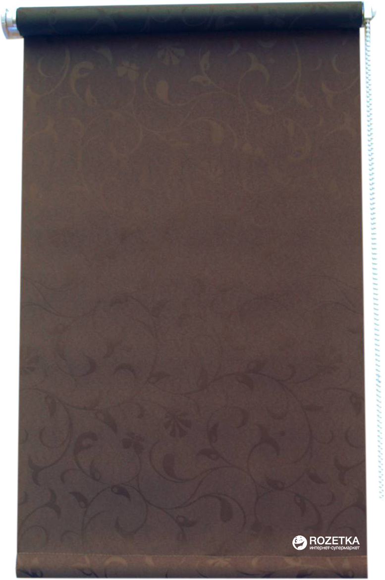 

Ролета тканевая Магия Clover 85x160 см Шоколад