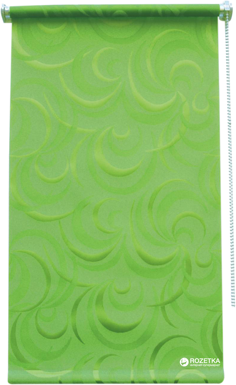 

Ролета тканевая Магия Tunis 85x160 см Зеленая