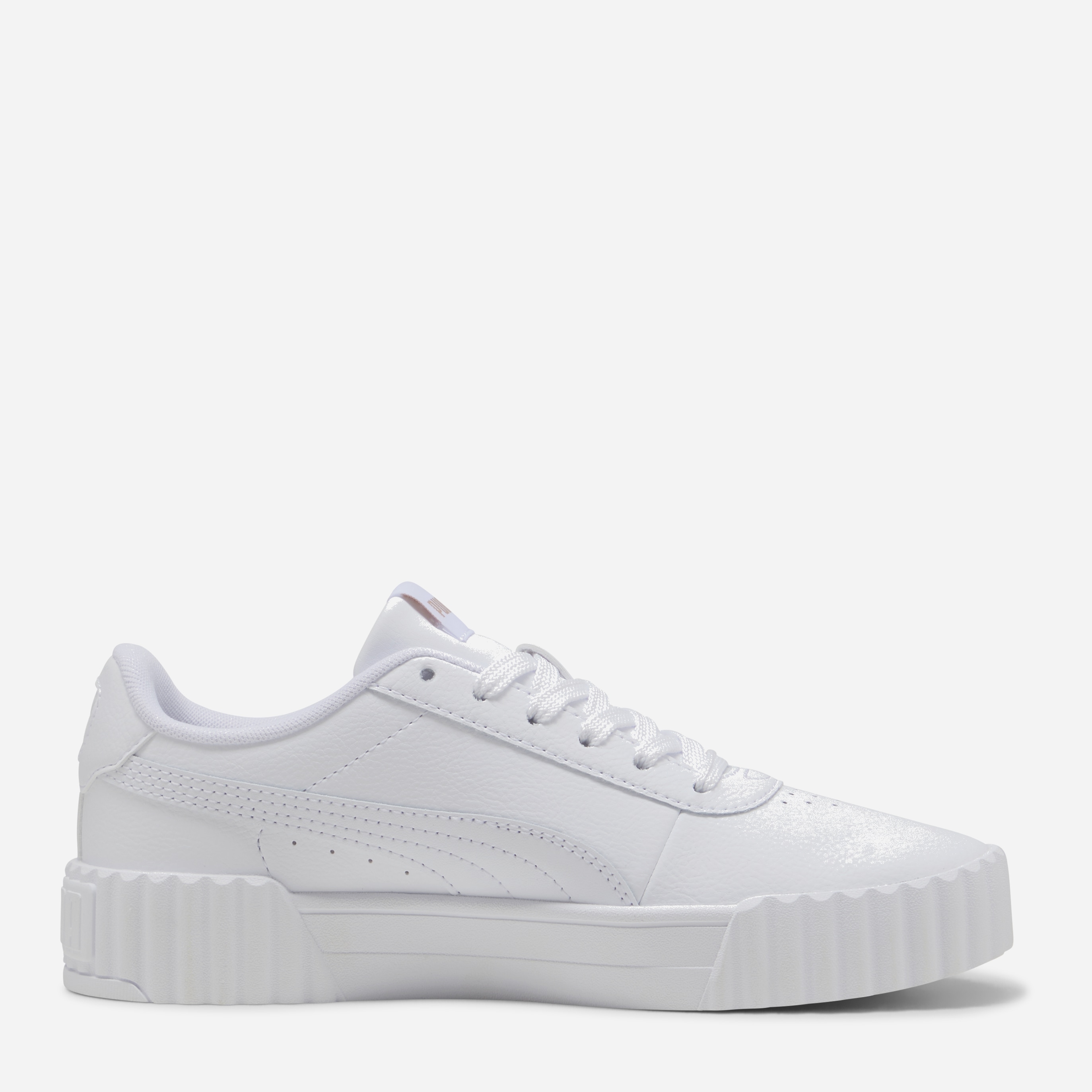 Акція на Жіночі кеди низькі Puma Carina 3.0 40036501 41 (7.5UK) 26.5 см Puma White-Puma Gold від Rozetka