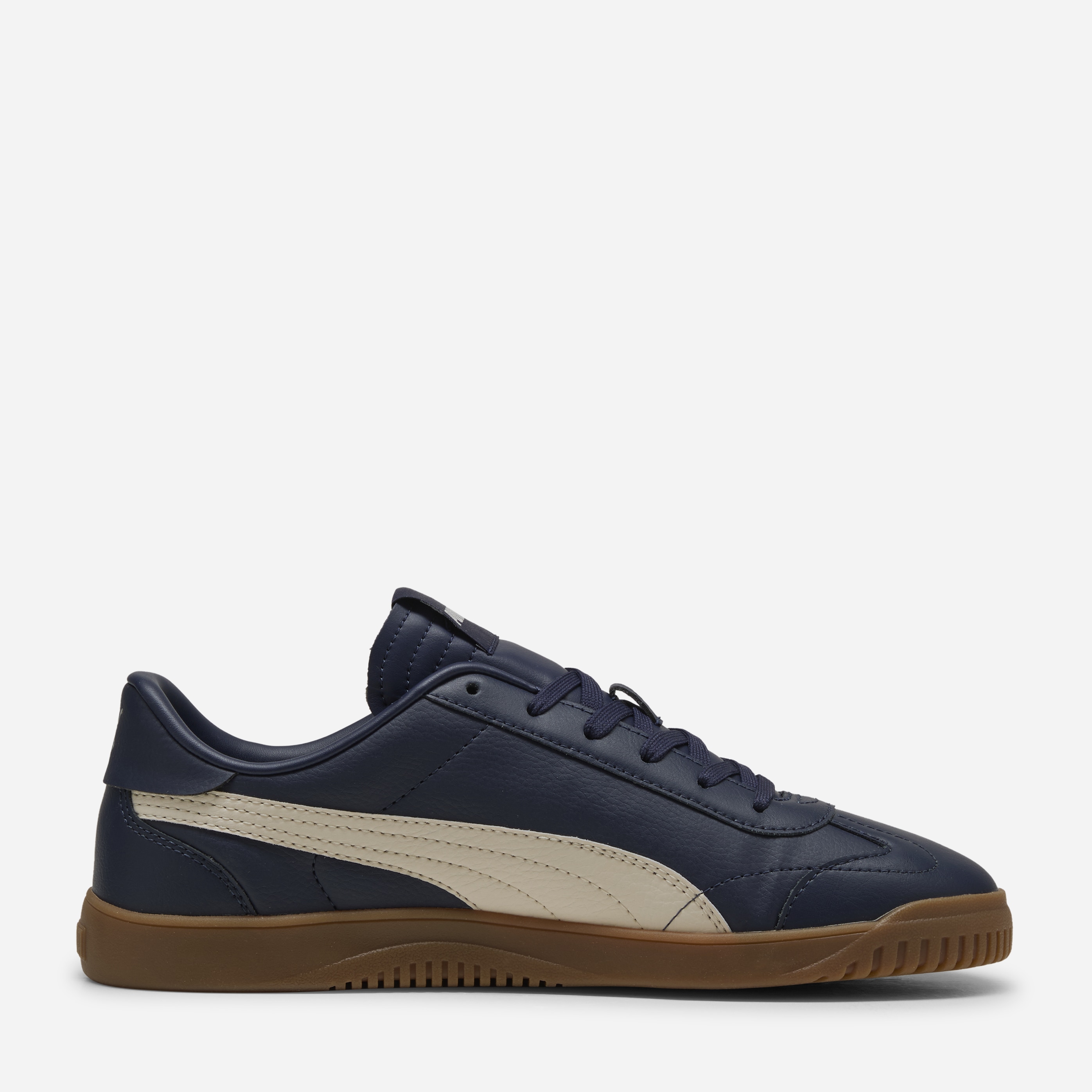 Акція на Чоловічі кеди низькі Puma Club 5V5 38940616 41 (7.5UK) 26.5 см Puma Navy-Alpine Snow-Puma Silver від Rozetka