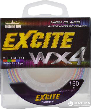 

Шнур Fishing ROI Excite WX4 150 м 0.14 мм 4.7 кг Multicolor (152-03-014)