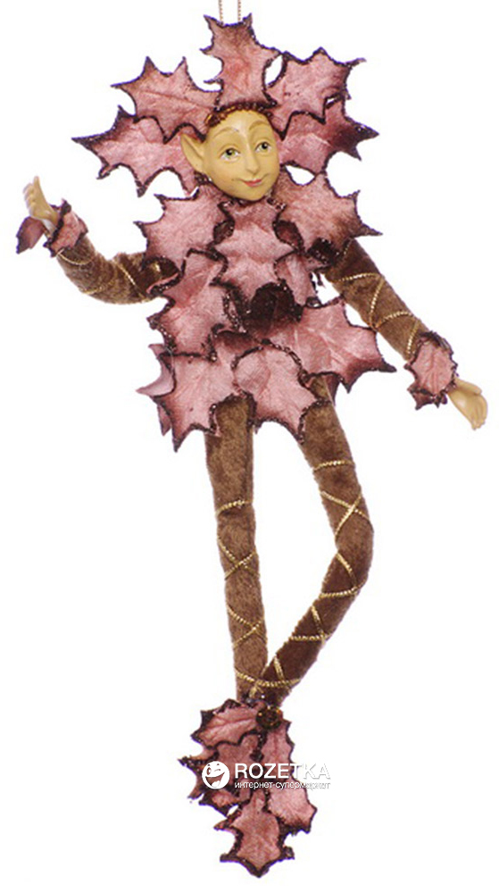 Акція на Елочная игрушка Scorpio Кукла-эльф 30 см Шоколадная (571056)(4824028009434) від Rozetka UA