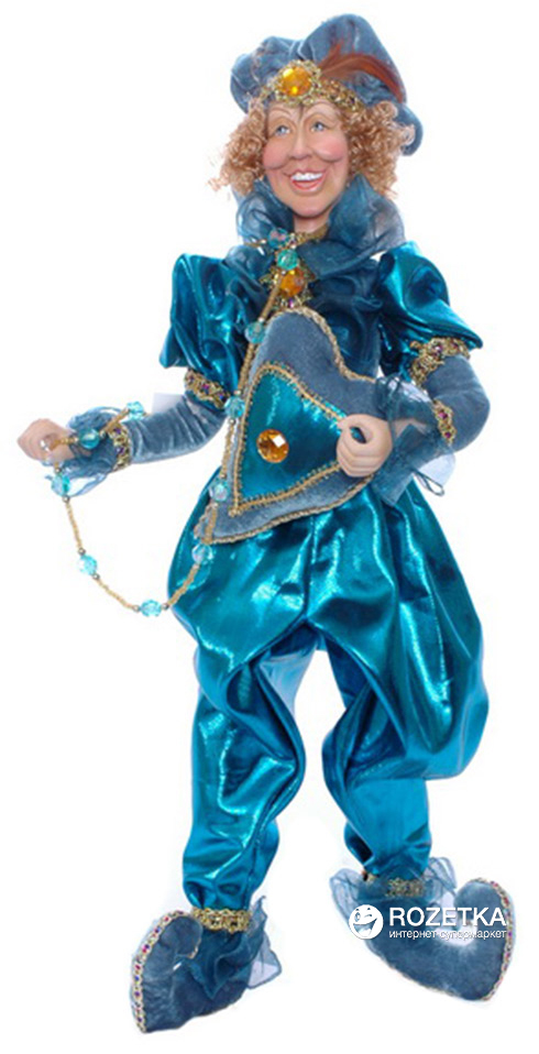 Акція на Фигурка Scorpio Кукла-шут 41 см Голубая (571117)(4824028004071) від Rozetka UA