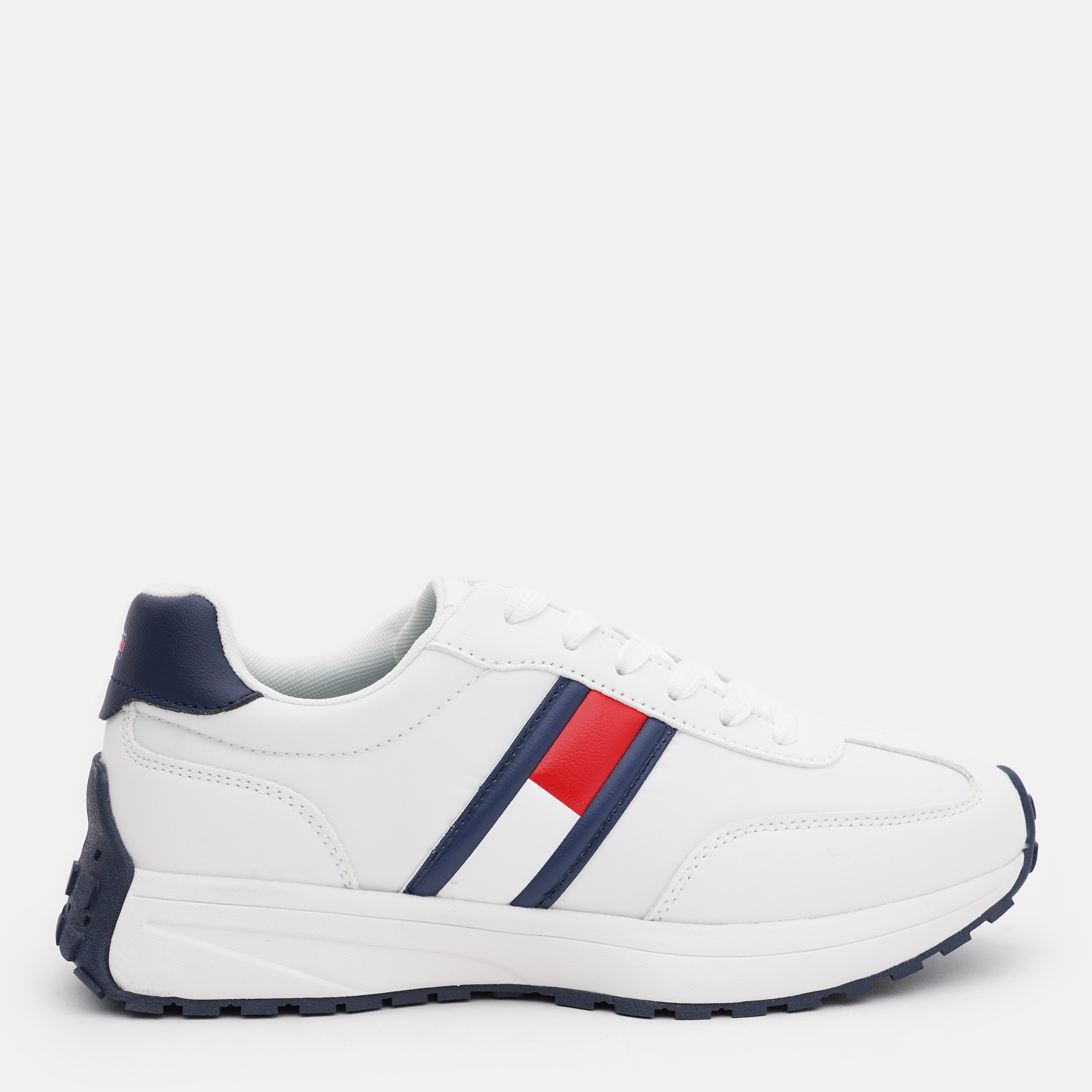 Акція на Жіночі кросівки Tommy Hilfiger T3X9-33877-1695X336 35 22.5 см White/Blue від Rozetka