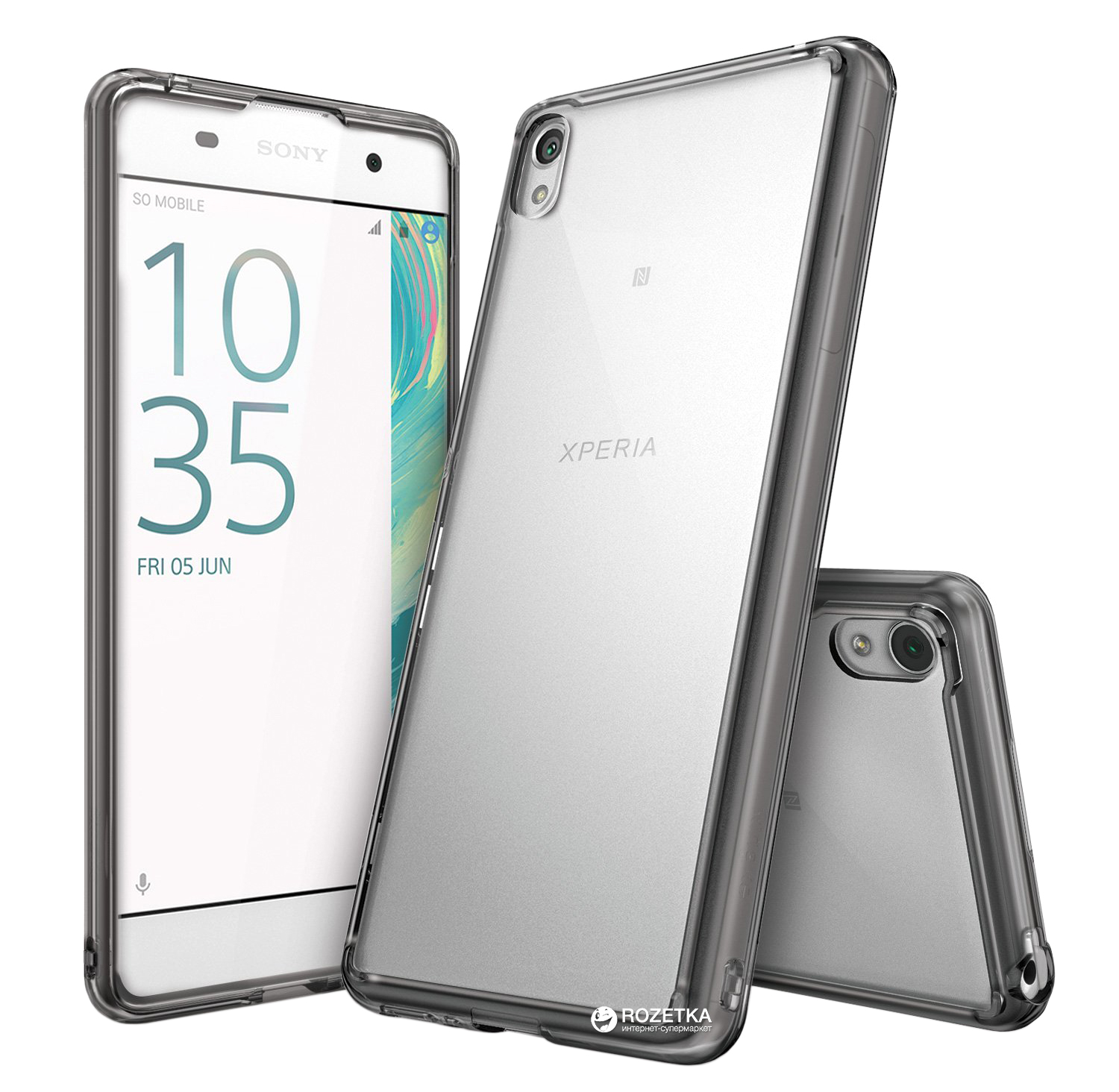 

Панель Ringke Fusion для Sony Xperia XA Dual Smoke Black