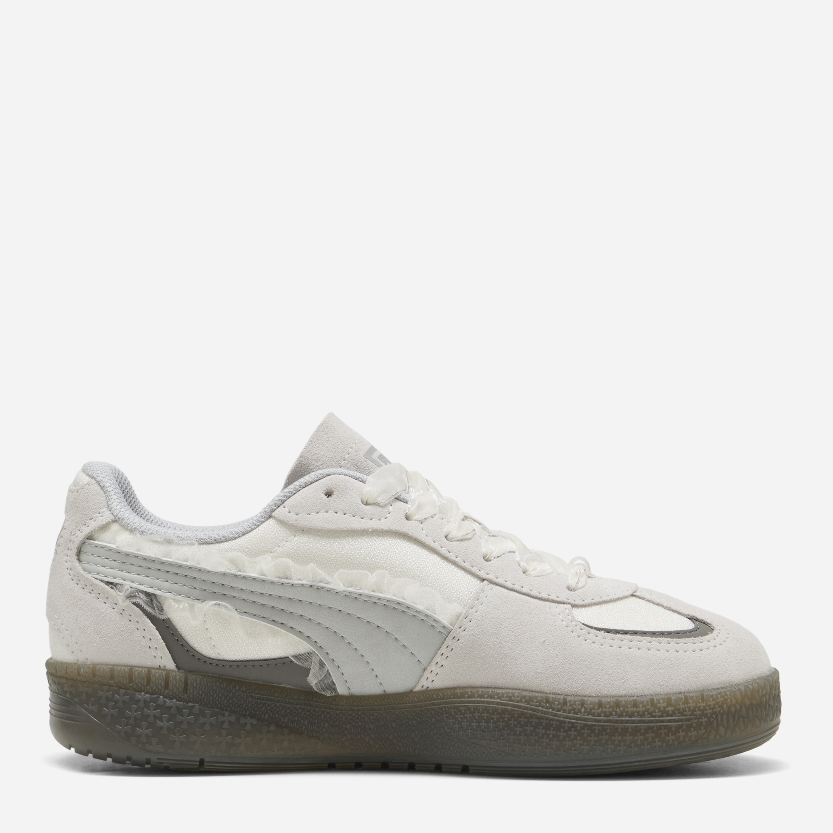 Акція на Жіночі кеди низькі Puma Palermo Moda Glam Athletics Wns 40128601 38 (5UK) 24 см Feather Gray-Shadow Gray від Rozetka