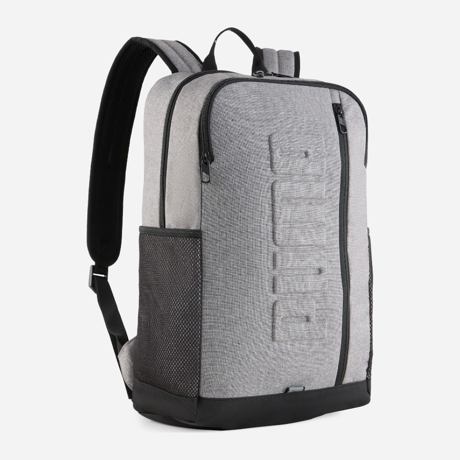 Акція на Рюкзак спортивний тканинний 28 л вміщує формат А4 Puma S Heather Backpack 09134901 Medium Gray Heather від Rozetka