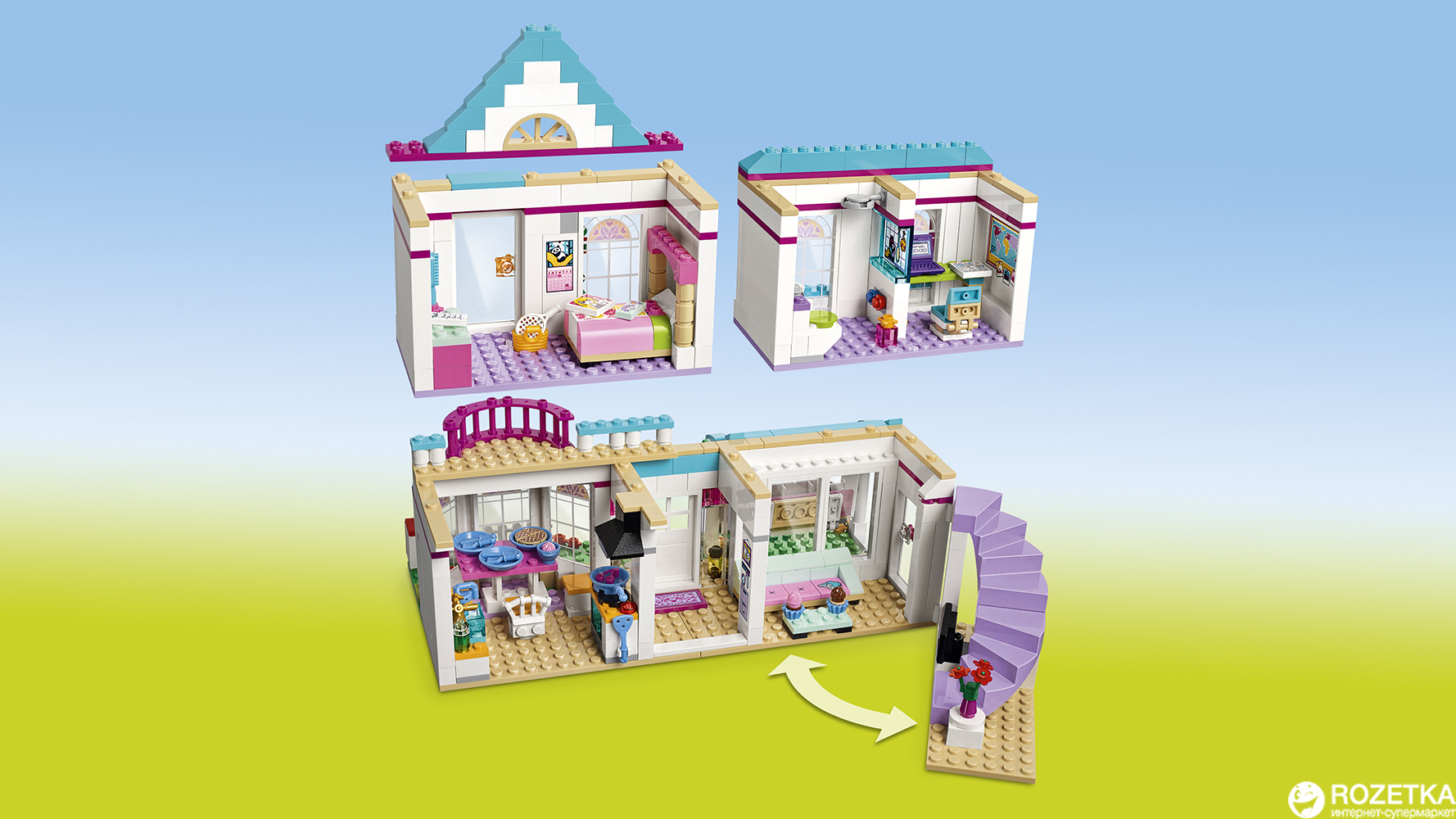 Конструктор LEGO Friends Дом Стефани 622 детали (41314) – фото, отзывы,  характеристики в интернет-магазине ROZETKA | Купить в Украине: Киеве,  Харькове, Днепре, Одессе, Запорожье, Львове