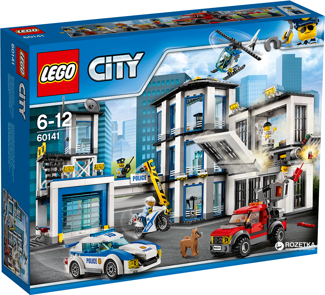 Конструктор LEGO City Полицейский участок 894 детали (60141) – фото ...