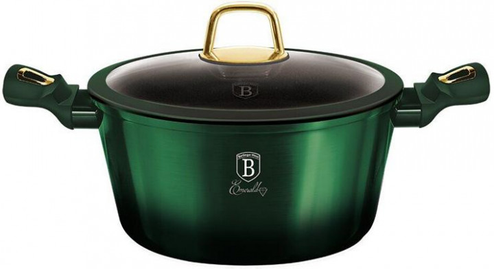 

Кастрюля Berlinger Haus Emerald Collection 6.1л с титановым покрытием BH-6059