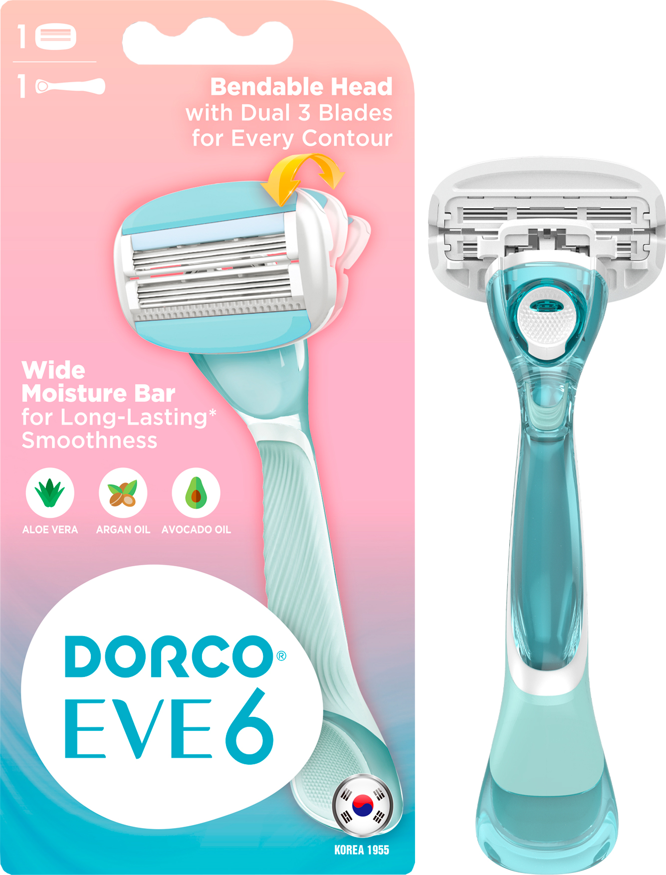 Бритва системная Dorco EVE6 для жінок 6 лезвий (8801038583099