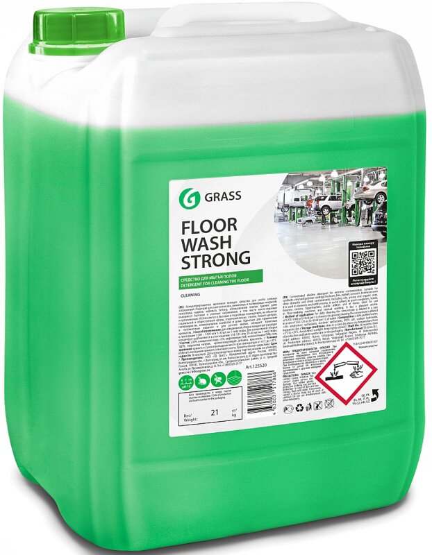 

Щелочное средство для мытья пола Grass Floor Wash Strong, 21 кг