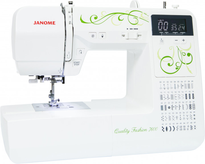 

Швейная машина JANOME Quality Fashion 7600