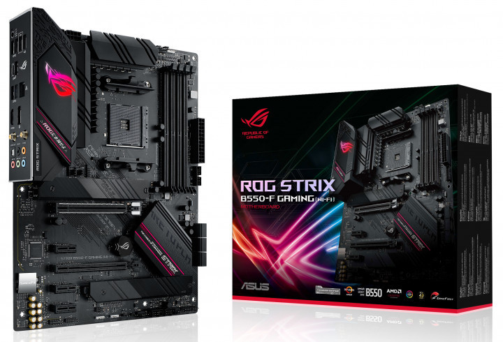 

Материнcкая плата ASUS STRIX_B550-F_GAM_WI-FI sAM4 B550 4xDDR4 M.2 HDMI-DP Wi-Fi!!!BT ATX (JN63STRIX_B550-F_GAM_WI-FI)