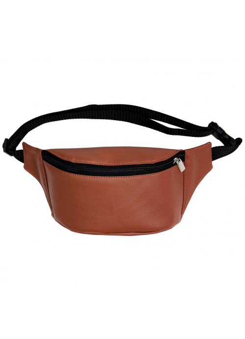 

Женская сумка на пояс (бананка) Sambag 22х12х4 см Коричневый 000148013