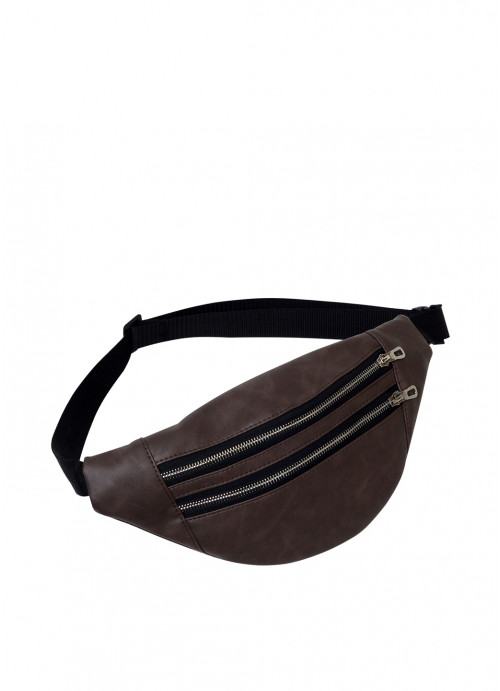 

Женская сумка на пояс (бананка) Sambag 33х14 см Светло-коричневый 000147996