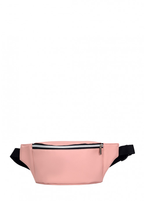 

Женская сумка на пояс (бананка) Sambag 22х12х4 см Пудровый 000148373