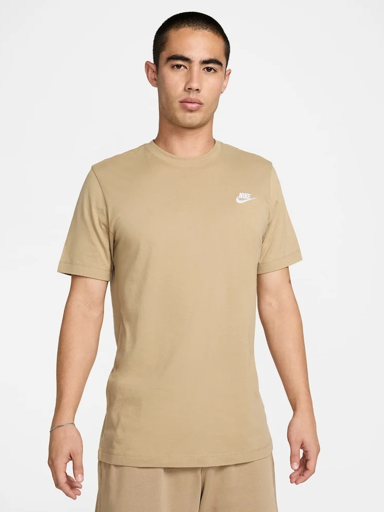Футболка бавовняна довга чоловіча Nike Sportswear Club AR4997-297 XL Бежева від Rozetka на платформі USKIDKA Акція на Футболка бавовняна довга чоловіча Nike Sportswear Club AR4997-297 XL Бежева від Rozetka