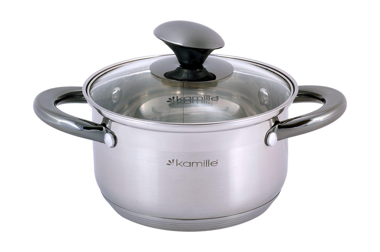 

Кастрюля нержавеющая Kamille - 160 мм x 1,5 л (4920)