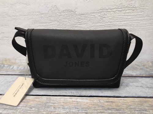 

ЖЕНСКАЯ СУМКА ИЗ ЭКОКОЖИ DAVID JONES 6156-2 черная