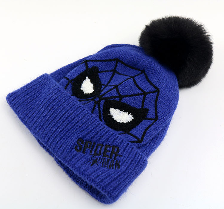 

Шапка для мальчика Spiderman ( -  см) 1-4 лет демисезонная синяя D00958, Шапка для мальчика Spiderman (46 - 50 см) 1-4 лет демисезонная синяя D00958