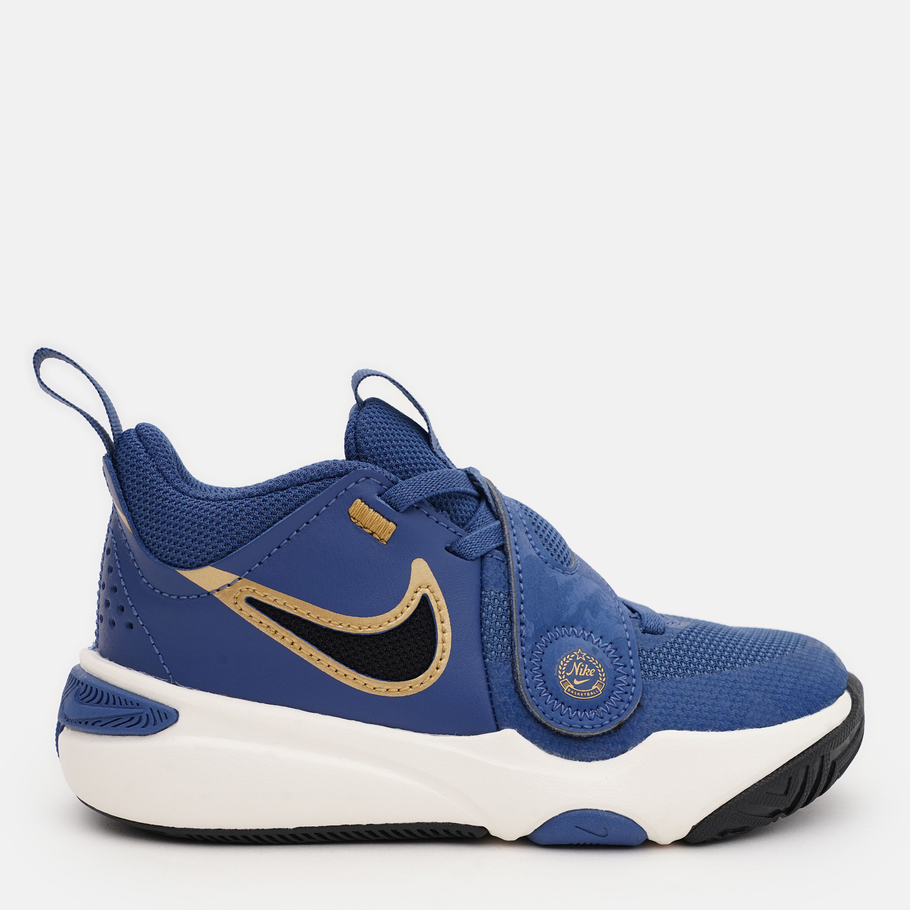 Акція на Дитячі кросівки для хлопчика Nike Team Hustle D 11 Kc (Ps) FZ7296-400 28 (11C) Сині від Rozetka