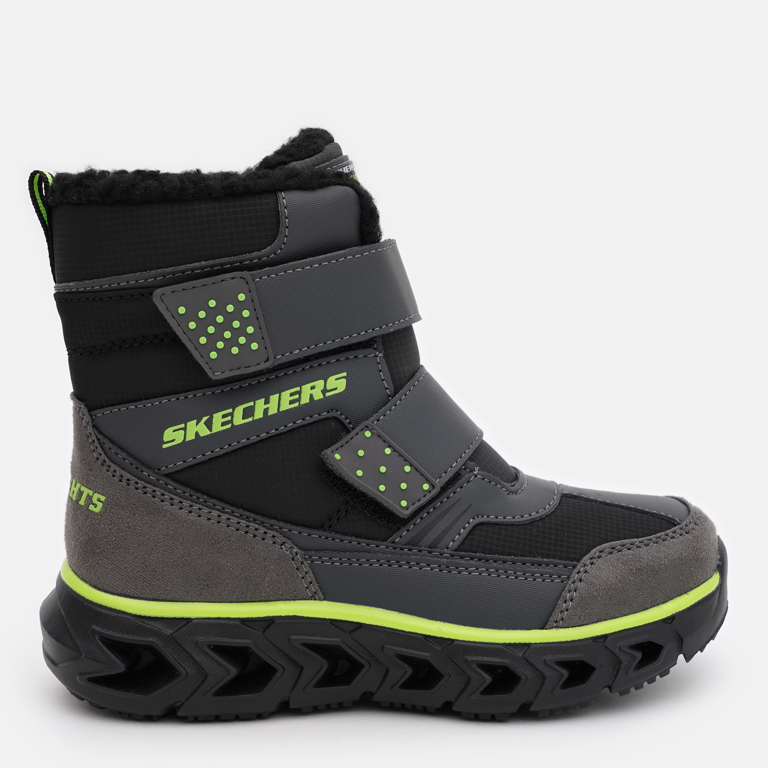 Акція на Дитячі черевики для хлопчика Skechers Hypno-Flash 2.0 90588L CCBK 33.5 (2) Сірі _1606350 від Rozetka