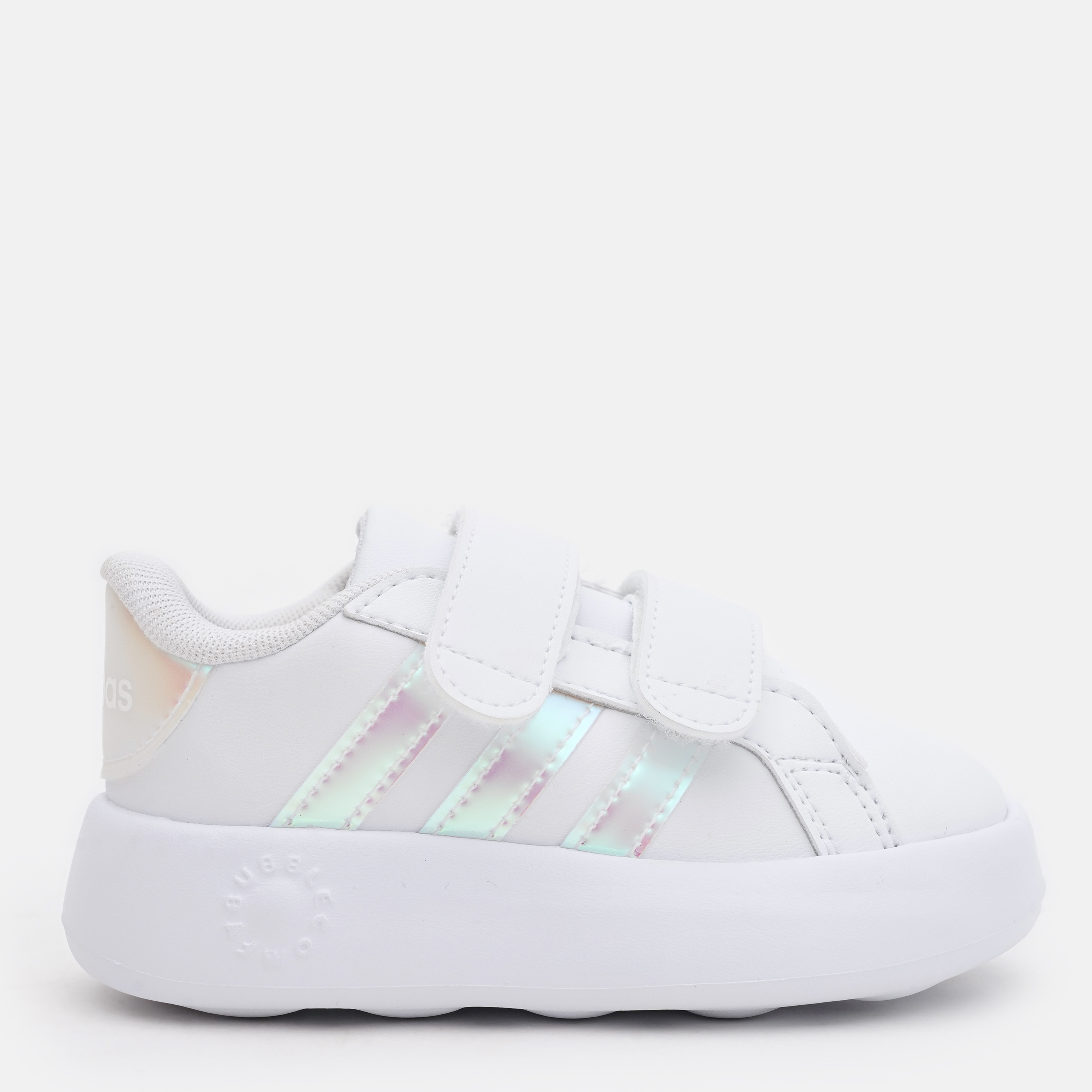 Дитячі кеди для дівчинки Adidas Grand Court 2.0 Cf I ID5265 26 Ftwwht/Irides/Gretwo від Rozetka на платформі USKIDKA Акція на Дитячі кеди для дівчинки Adidas Grand Court 2.0 Cf I ID5265 26 Ftwwht/Irides/Gretwo від Rozetka