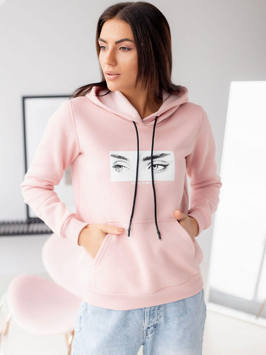 

Худи VikaModa V3116-P  Пудра, Худи VikaModa V3116-P 46 Пудра