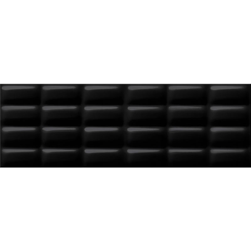 

Кафель Opoczno Black Pillow чёрный 250x750 (091604)