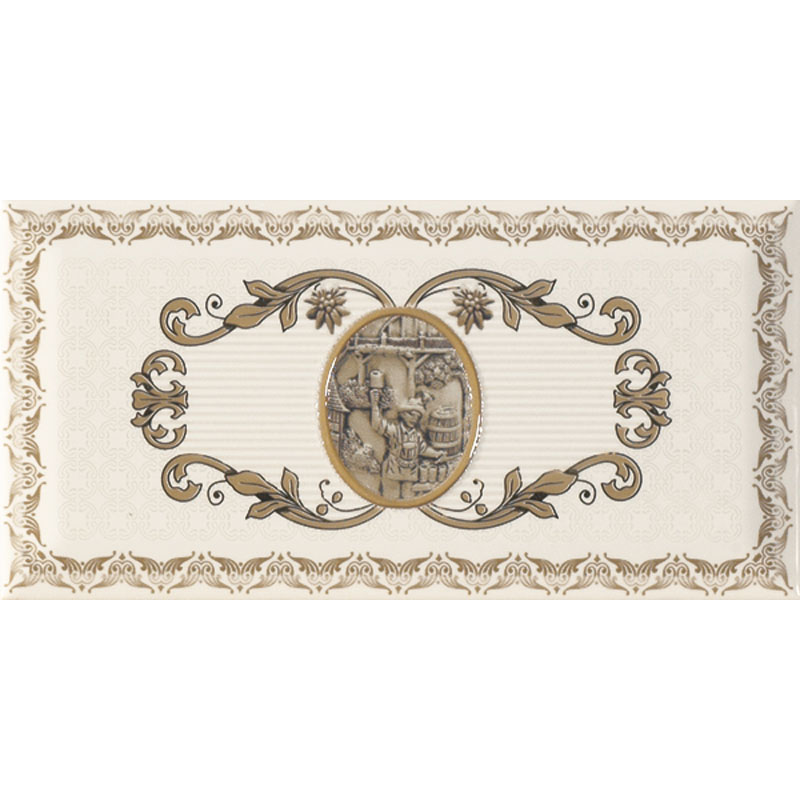 

Декор Monopole Ceramica Reina-3 Бежевый 100x200 мм (037421)