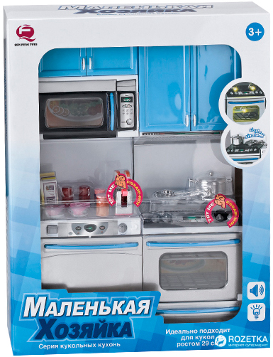 

Игровой набор Кухня Qun Feng Toys Маленькая хозяйка 2 Голубая (26213B/R)