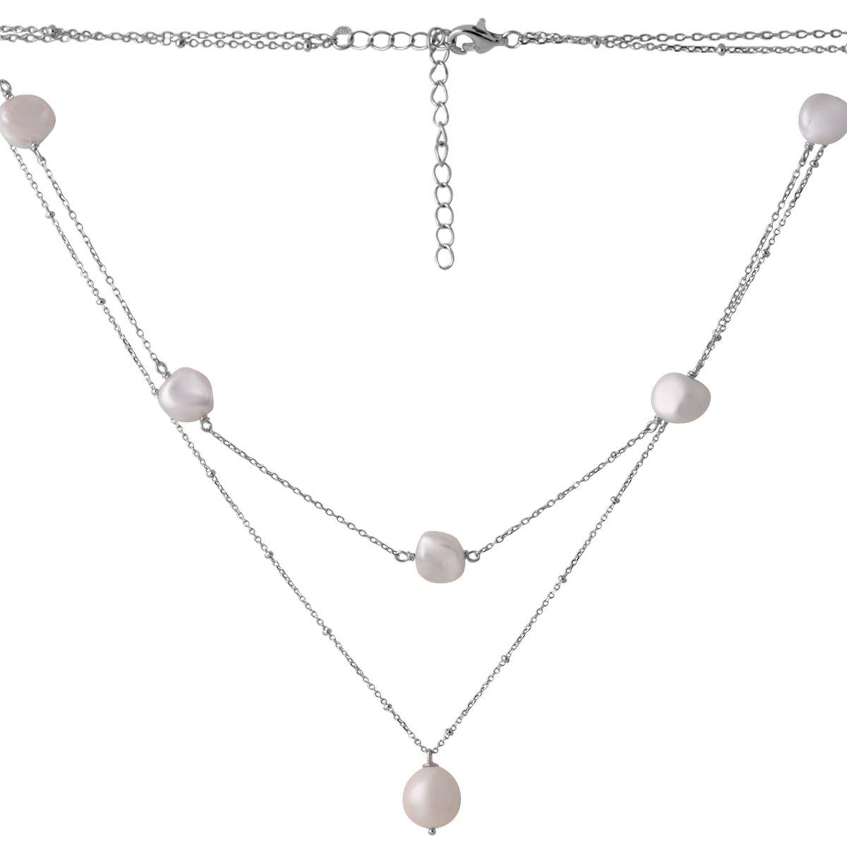 

Серебряное колье с натуральным жемчугом барочным 39.844ct 2068983 45 см